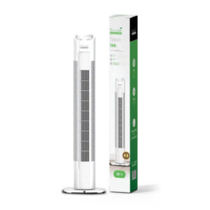 VENTILATOR STUPNI GREEN TECH 50W, 31", BIJELA BOJA